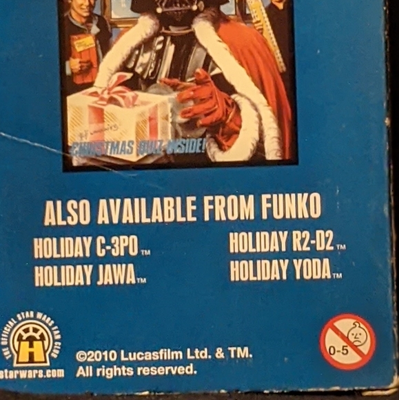 STAR WARS DARTH VADER HOLIDAY EDITION FUNKO POP - Picture 7 of 7